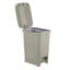 Poubelle avec pédale Superio Slim 10,5 gallons avec couvercle, grande poubelle en plastique, poubelle pour salle de bain, cuisine, bureau, chambre à coucher, dortoir, patio, 2-123539204-123539205