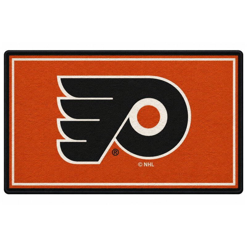 Tapis Philadelphia Flyers Spirit, Rectangle 7 pi 8 po x 10 pi 9 po