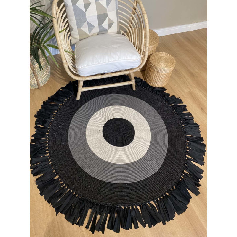 Tapis rond rond Olalla, Rond 4 pi 11 po