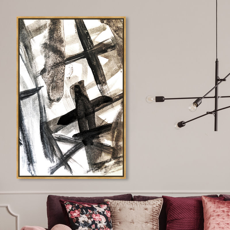 «All Sight» par Oliver Gal, reproduction d'art sur toile, H 45 po x l 30 po, Toile encadrée d'or