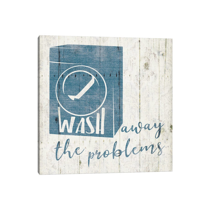 Wash Away by Mlli Villa - Wrapped Canvas Print, 30.48cm H x 30.48cm W x 1.91cm D