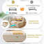 Linen 3FT Single Sofa Bed with Pull Out Trundle, Storage, USB & Type-C Ports, LED Lights, 90x190 cm Daybed-1298227213
