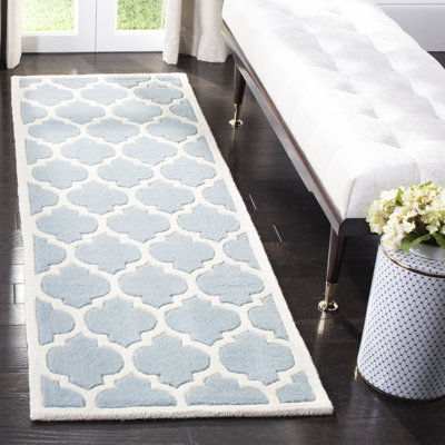 Carolene Hand Tufted Wool Geometric Rug