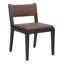 Chaise de salle à manger Roxas - brun