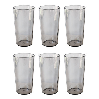 Verre à vin en acrylique rustique de couleur vâle - 23 oz.