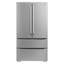 4 Piece Kitchen Package with French Door Refrigerator & 30" Freestanding Gas Range