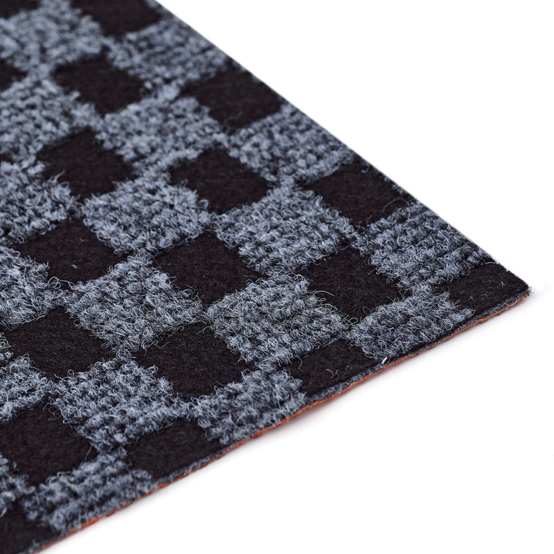 Tapis intérieur / extérieur rectangulaire avec envers antidérapant Malayha, Tapis de couloir 5 pi x 15 pi