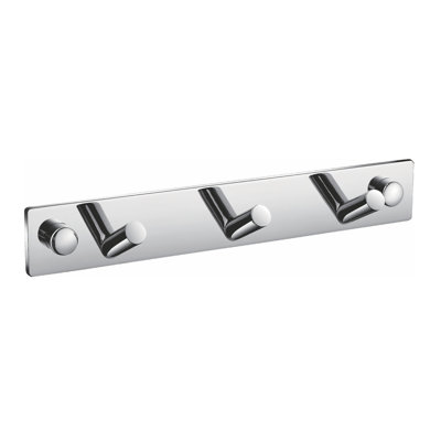 Aqua Chiaro Wall Mounted Robe Hook with 3 - Hook