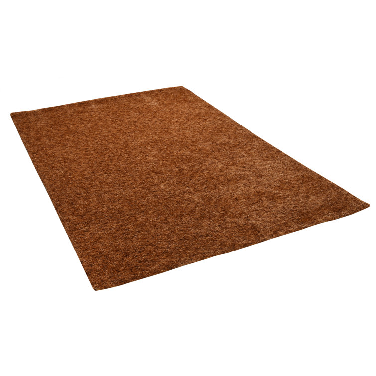 Amiyiah Solid Colour Hand Woven Area Rug