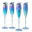 4 Piece 177ml Glass Flute Set