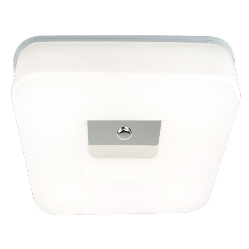 Plafonnier encastré carré simple 16,5 po Balanca