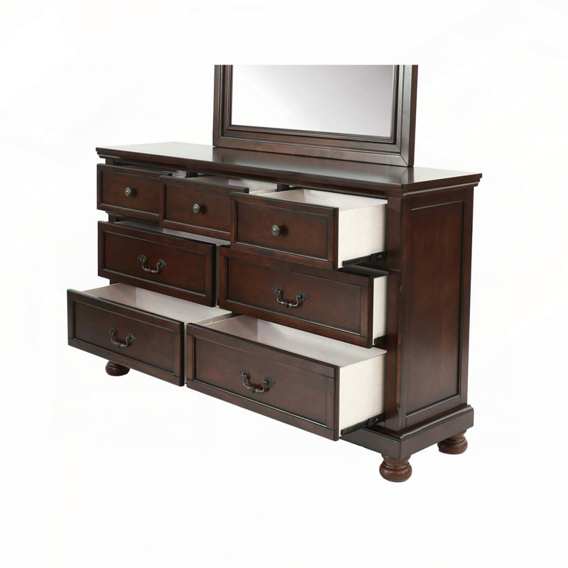Commode antique en cerisier - Rangement classique