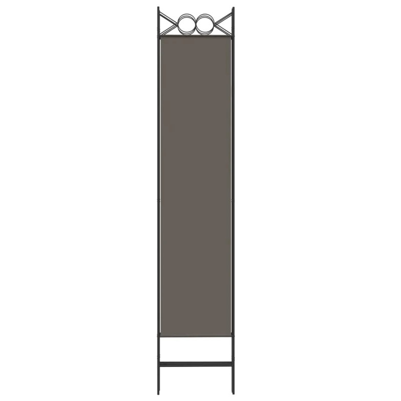 Casida Folding Room Divider, 120 x 220 cm, Grey, 3
