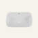 Rectangular Countertop Ceramic Wash Basin (White Finish) CUPC Certified
