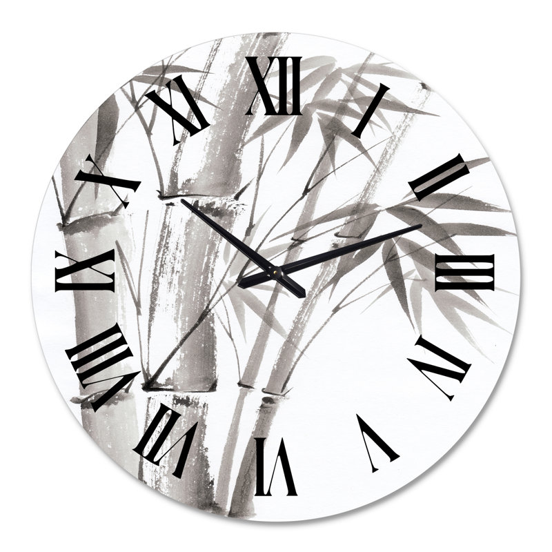 Palmier en bambou - III - Horloge murale traditionnelle, Grand