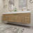83.4" Wall-Mounted Double Bathroom Vanity Set-70381378