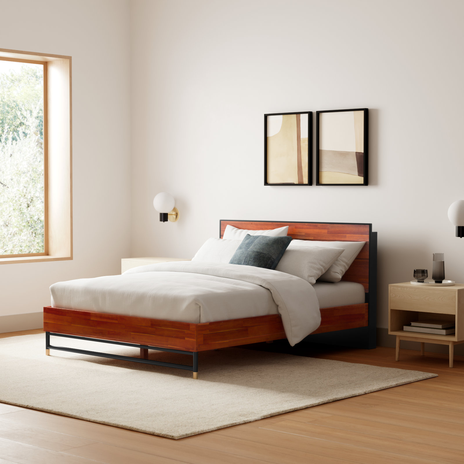 Dakota Wood Bed, Queen