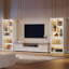 Bibliothèque arquée à 5 tablettes