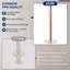 Freestanding Floor Mount Tub Filler Bathtub Faucet with Hand Shower-113872774