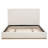 Theora Upholstered Eastern King Panel Bed Cream-96335207