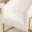 Chaises de salle à manger rembourrées en velours 19 po Sistrunk-772603334-772603338