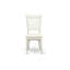 L'ensemble de salle à manger 3 pièces contient une table de salle à manger carrée et 2 chaises de cuisine, 36 po x 36 po, lin blanc-987628896-987628899-1058500485