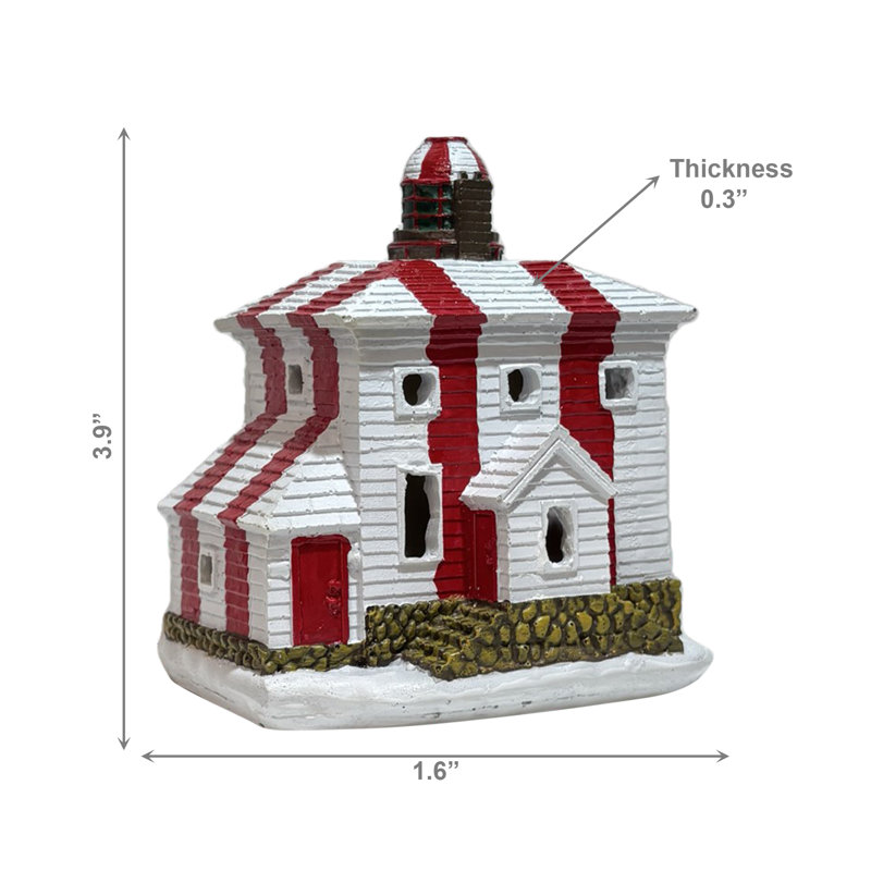 Polyresin Bonavista Ornament- Set of 4