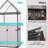 Sheds Outdoor Storage,garden Shed With Metal Frame Structure And Adjustable Shelves,large Capacity Storage Tool Cabinet Box For Backyard Garden Patio Lawn-115607291