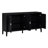 Retro Sideboard With Circular Groove Design