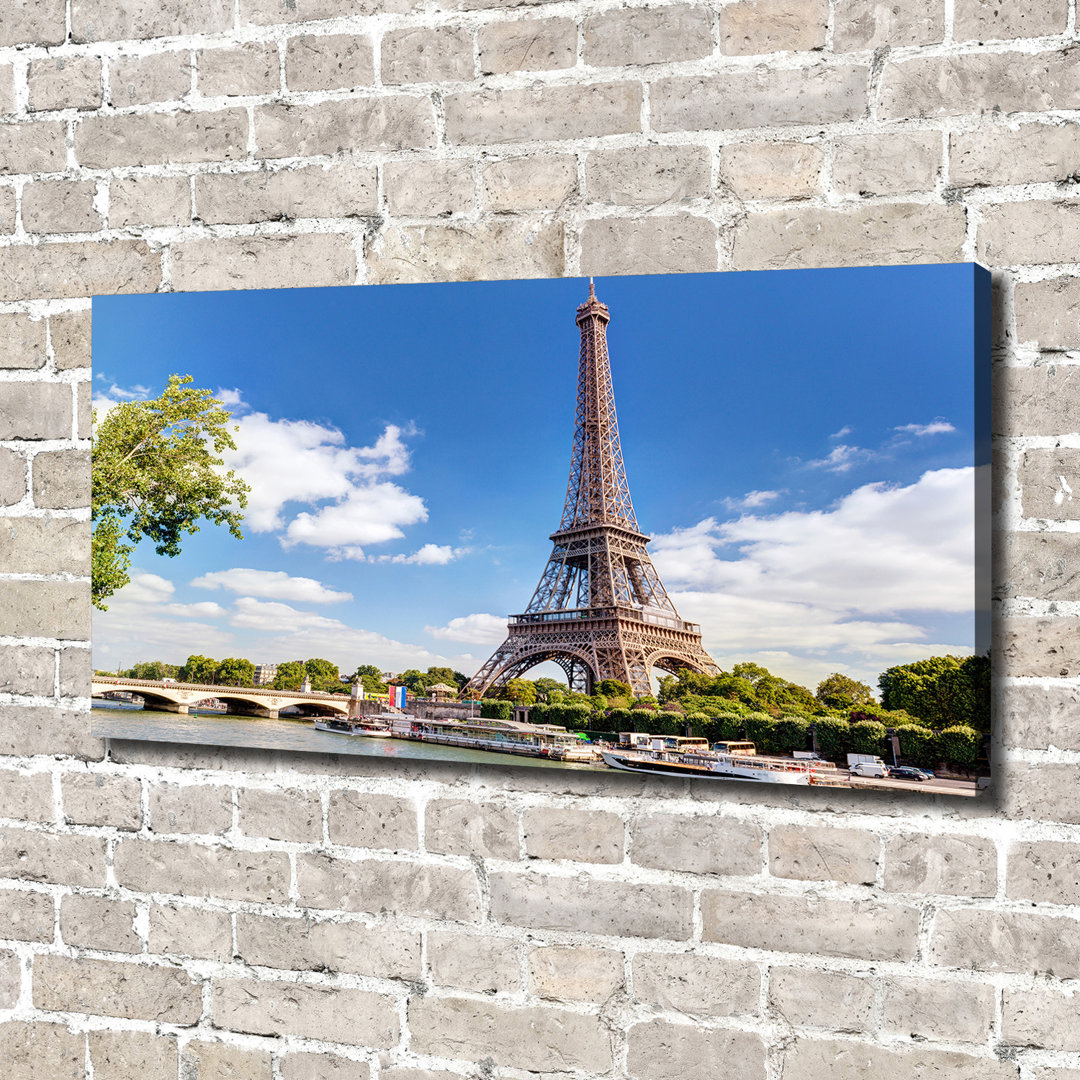 Eiffel Tower Paris - Wrapped Canvas Print