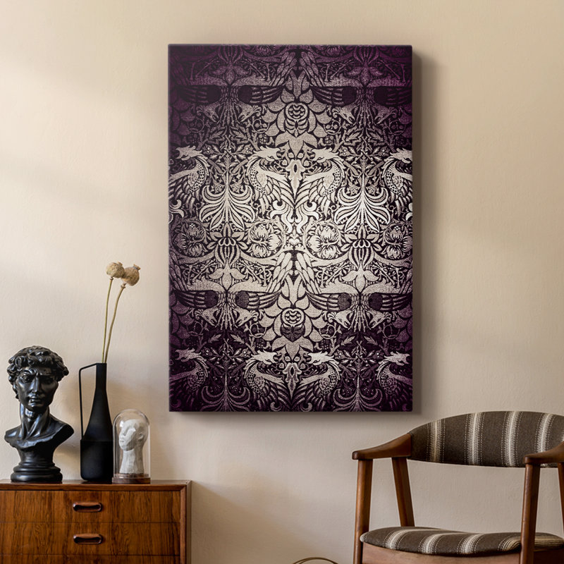 Impression abstraite rétro XCVII - galerie Cavas sur mesure, H 18 po x l 12 po
