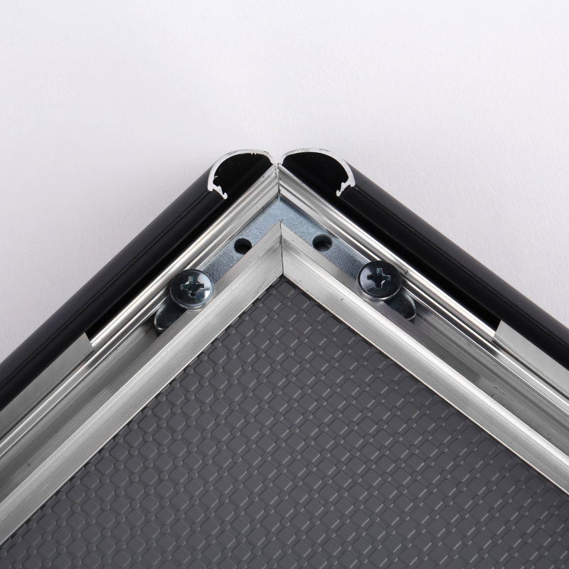 Black Aluminum 27x40 Inch Front-Loading Wall Picture Frame