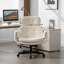 Fauteuil en croix avec 6 vitesses réglables, roues et salon pour le bureau à domicile Salle de conférence confortable avec motif de pivotement en milieu de travail et roues