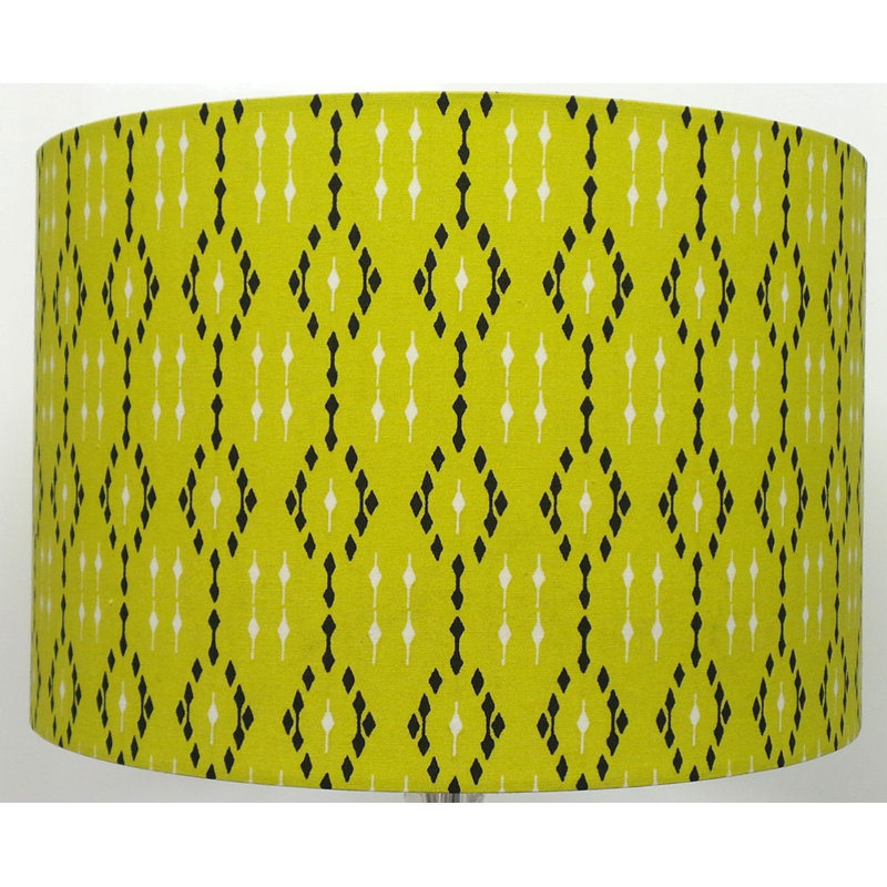 Cotton Drum ( Screw On ) in Teal, 17.5cm H x 20cm W x 20cm D, Lime