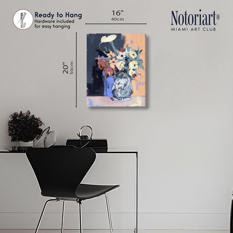 «Fading Arrangement II», impression sur toile par Notoriart, H 16 po x l 20 po, Toile tendue avec châssis