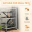 50 po H 5 petits animaux - blanc avec, 4 portes pour furets et chinchillas 50,5 po grande cage par furets, chinchillas, porte accessible