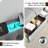 Upholstered Bed Frame with 4 Drawers, Bed with Storage Headboard, Charging Station and LED Lights-1420394801