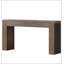 Console 59 po avec pieds à lattes verticales - table de canapé derrière le canapé, table d'entrée brun rustique pour le couloir, le salon et les petits espaces