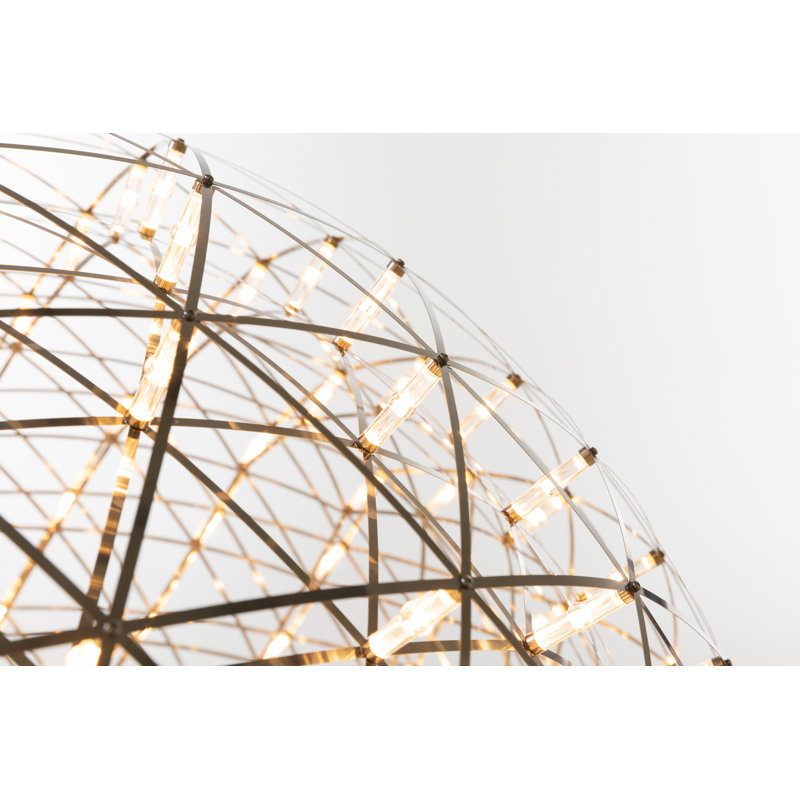 Raimond LED Chandelier,  24" H X 24" W X 24" D, 98.4"