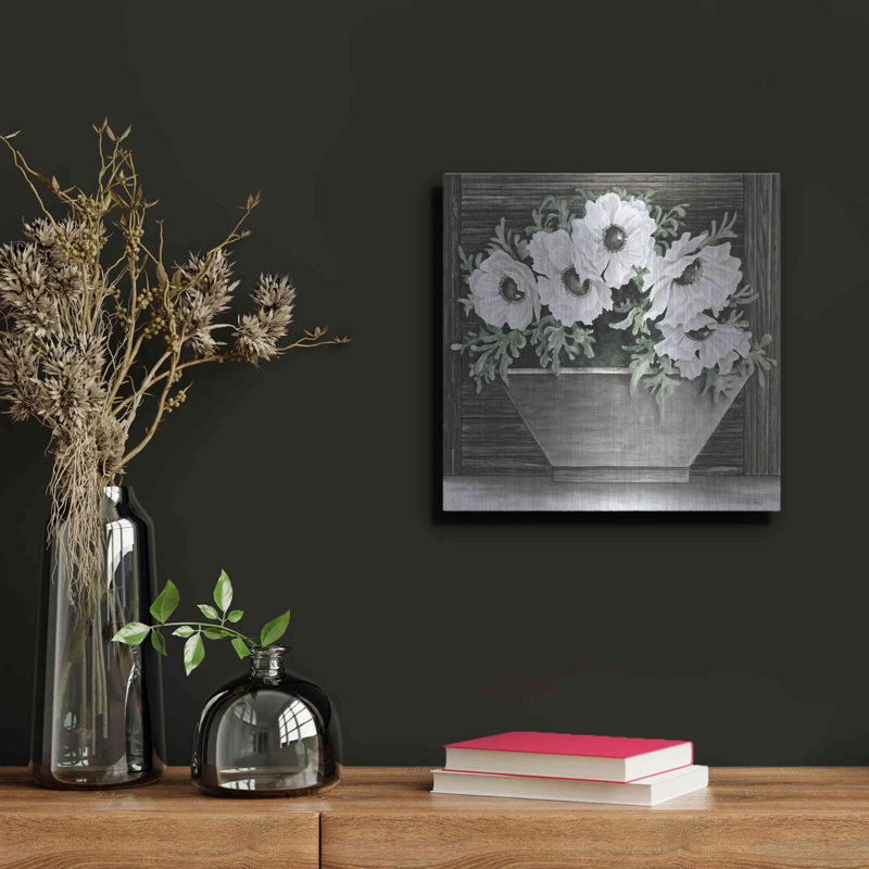 «Poppies Planter» par Cindy Jacobs, H 12 po x l 12 po