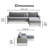 Elle Decor Tropez Outdoor Sectional Sofa, Grey