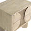 Hina 2-Drawer Acacia Nightstand