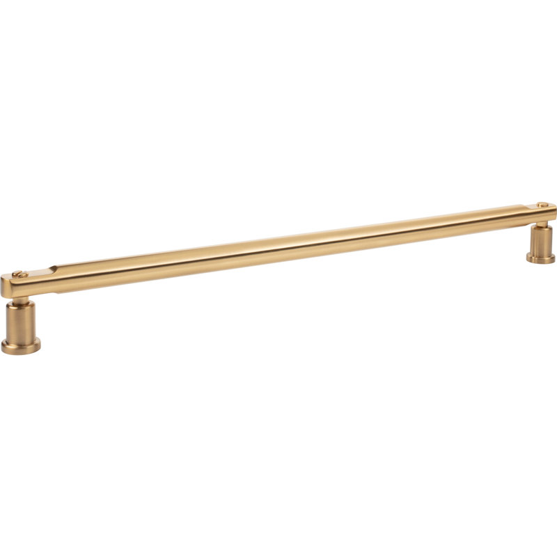 Warm Brass 18" Modern Industrial Appliance Handle