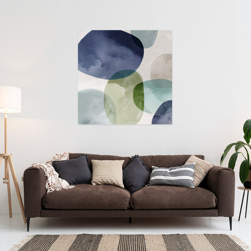 Art mural contemporain abstrait abstrait, H 36 po x l 36 po