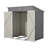 10'X4' Outdoor Metal Storage Shed For Garden Tools Lockable Door With Floor Frame
