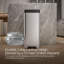 13-Gallon Stainless Steel Slim Step Trash Can With Bifold Lid-1462412722