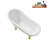 53.1'' x 25.6'' Freestanding Soaking Acrylic Bathtub-72770247-76285532