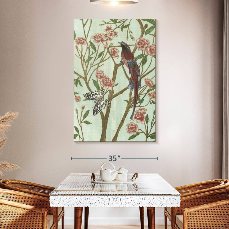 Brampt Delicate Chinoiserie III, 51" H x 34" W