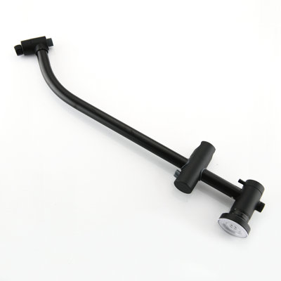 Drill- Stainless Steel Slide Bar Shower, Dual Shower Heads, Matte Black, 1.8 Gpm Flow, Moisturizing Fog Spray 7-setting Pulse Massage Feature