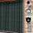 High Density Patio Outdoor/Indoor Vinyl Curtain,Thick Outside Curtain for Porch Pergola Cabana-83728302-83728301